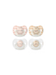 Suavinex fusion chupete fisiológico silicona 4-18 m 2 u