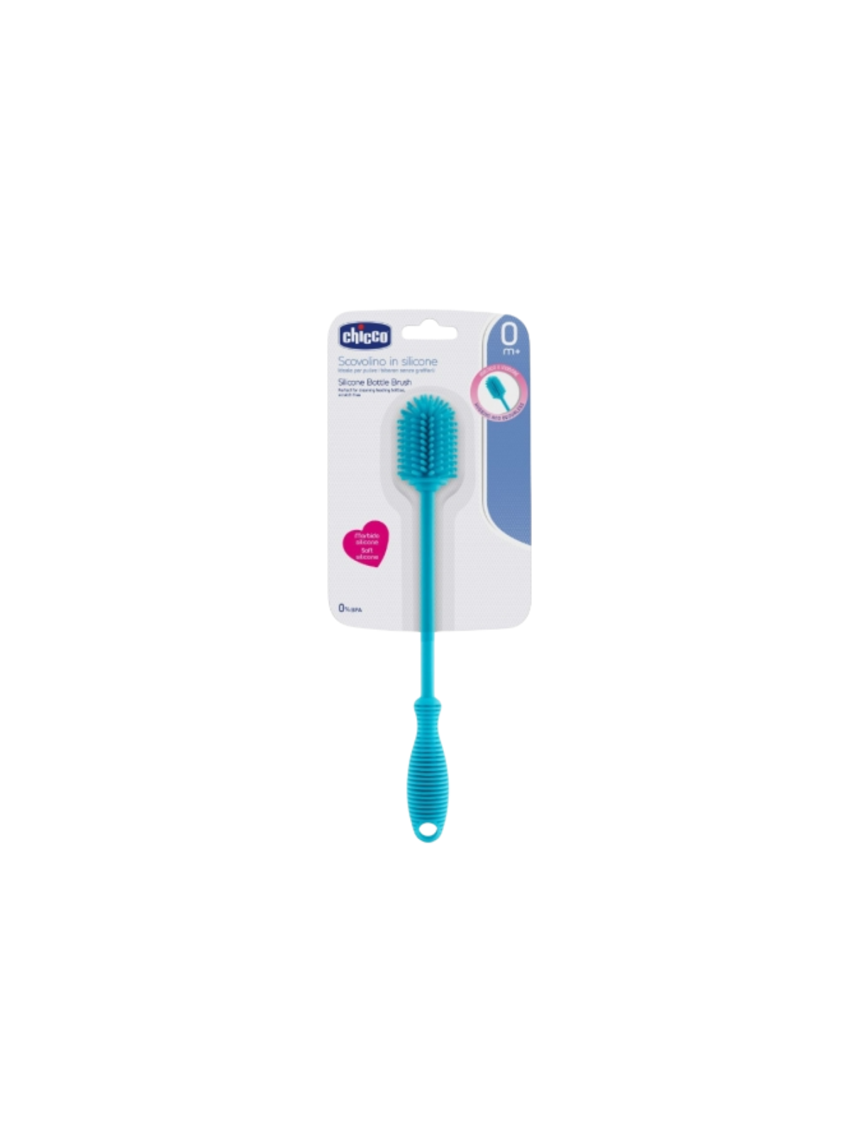 Chicco cepillo limpiabiberones silicona
