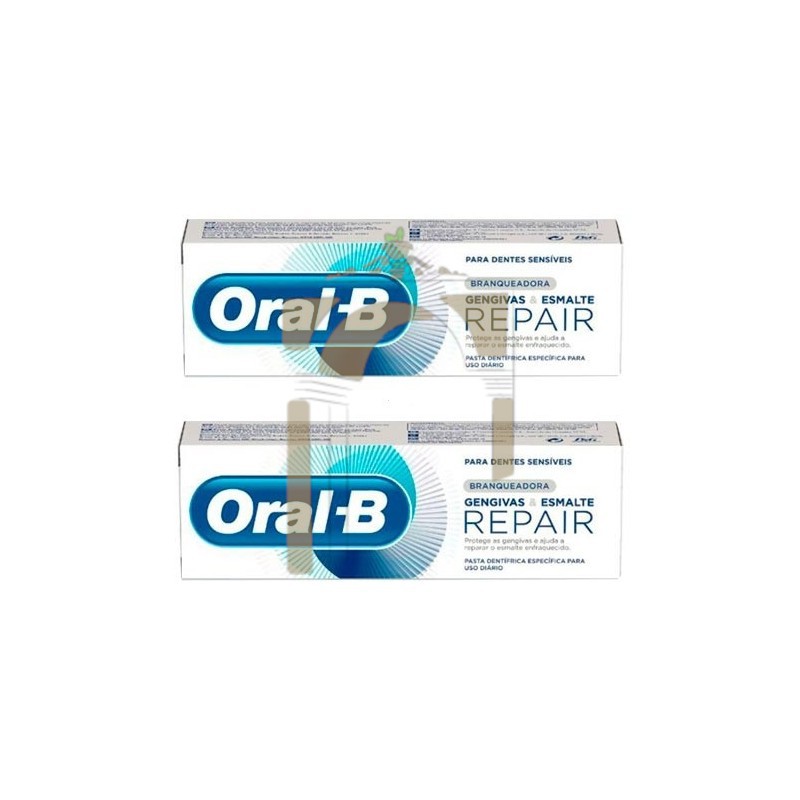 Oral B Pack Pasta Encias Esmalte Repair Blanqueante