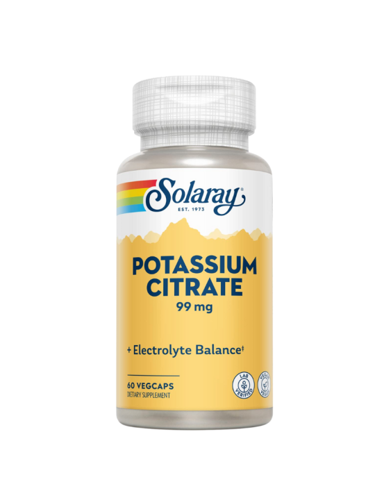 Solaray potasio citrato 99 mg