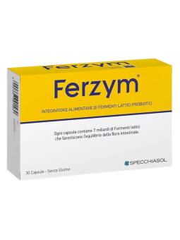 Solaray specchiasol ferzym plus 30 caps