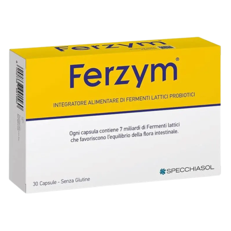 Solaray specchiasol ferzym plus 30 caps