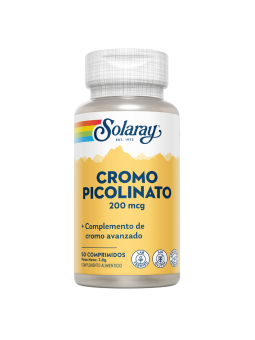 Solaray cromo picolinato 200mcg