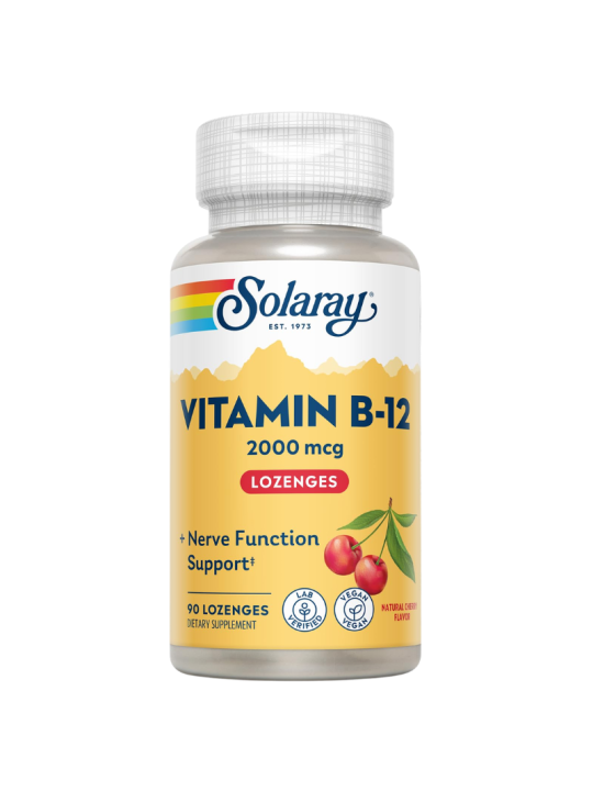 Solaray vitamina B12 2000mcg 90 comp