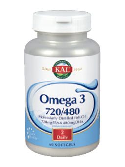 Solaray kal omega 3 720/480 2aldia