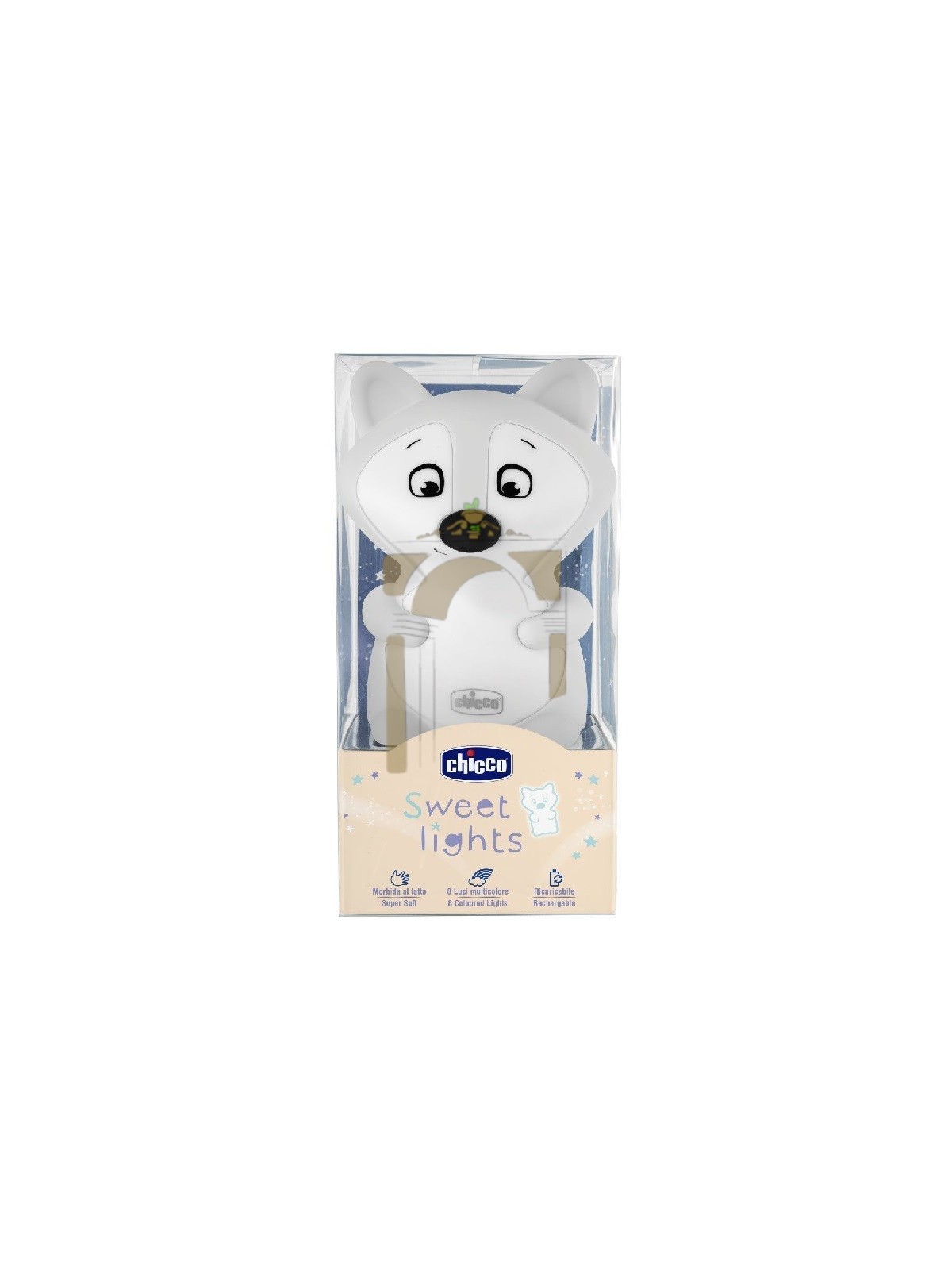 Chicco luz nocturna zorro recargable