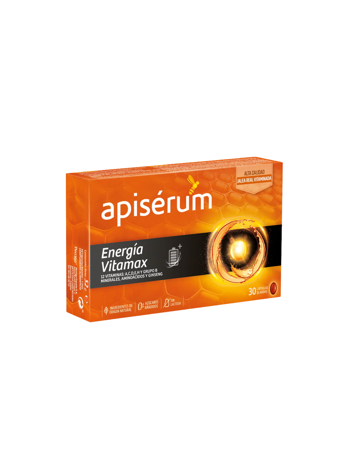 Apiserum energia vitamax 30 capsulas blandas