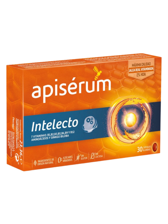 Apiserum intelecto 30 capsulas blandas