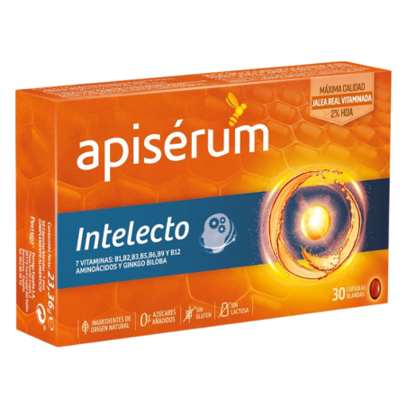 Apiserum intelecto 30 capsulas blandas