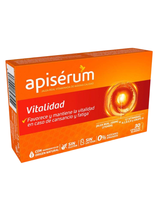 Apiserum vitalidad 30 cápsulas blandas