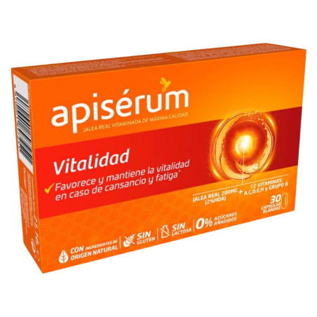 Apiserum vitalidad 30 cápsulas blandas