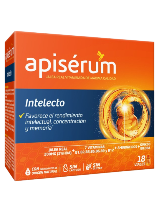 Apiserum intelecto 18 viales bebibles