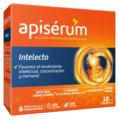 Apiserum intelecto 18 viales bebibles