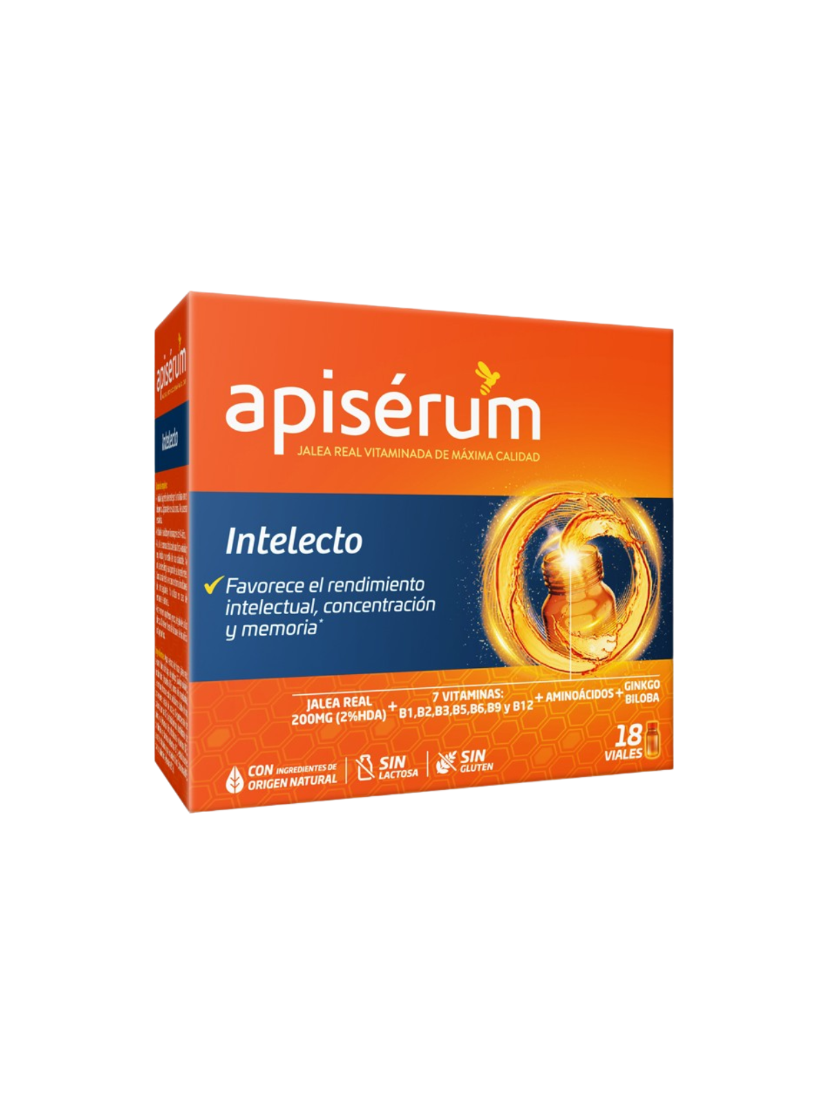 Apiserum intelecto 18 viales bebibles