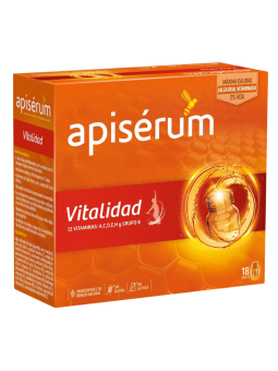 Apiserum vitalidad 18 viales