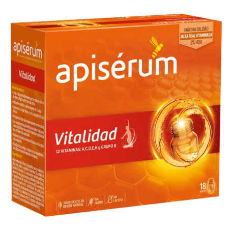 Apiserum vitalidad 18 viales