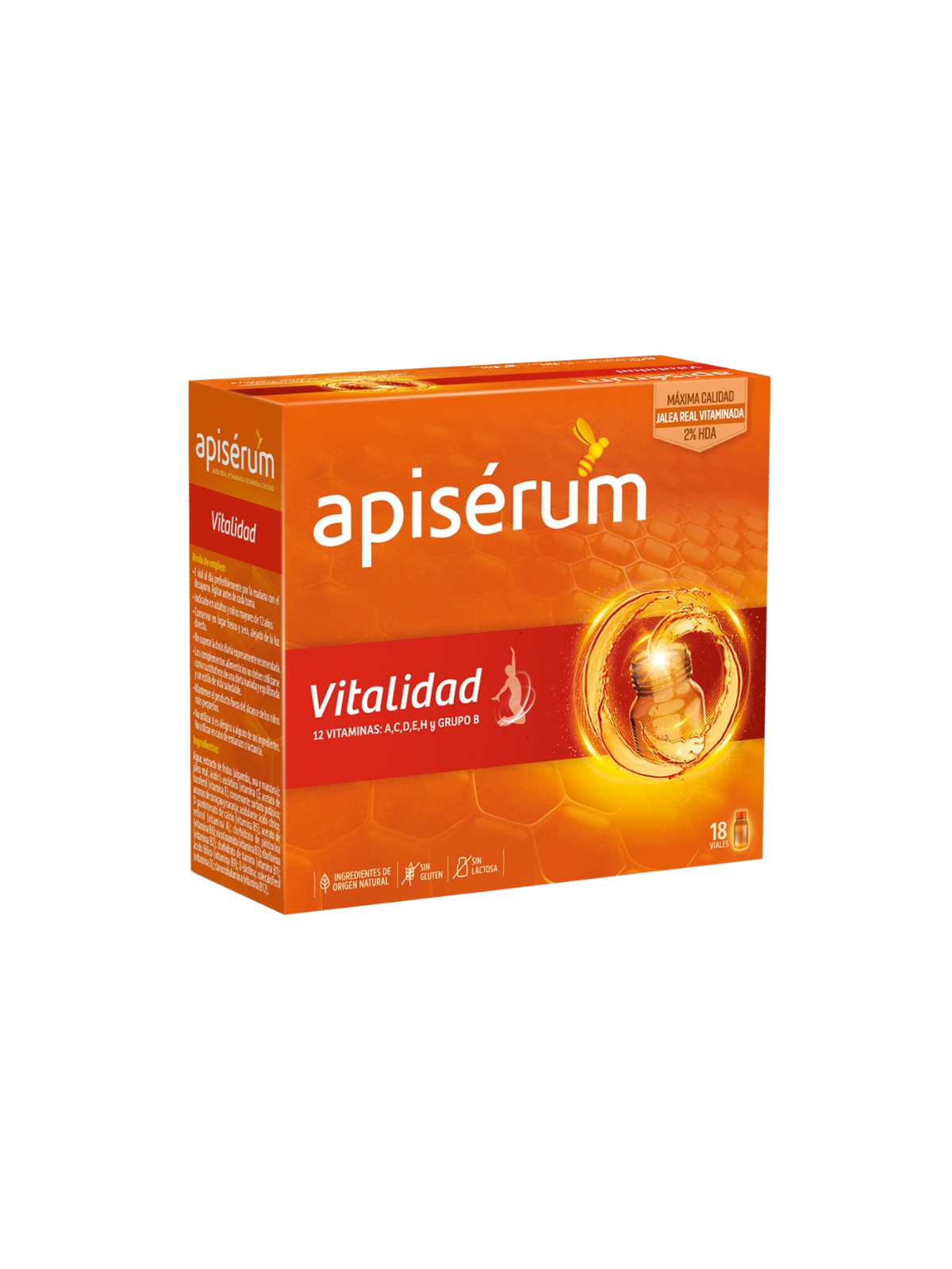 Apiserum vitalidad 18 viales