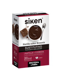 Siken protein sustitutive natilla brownie 6 sobres
