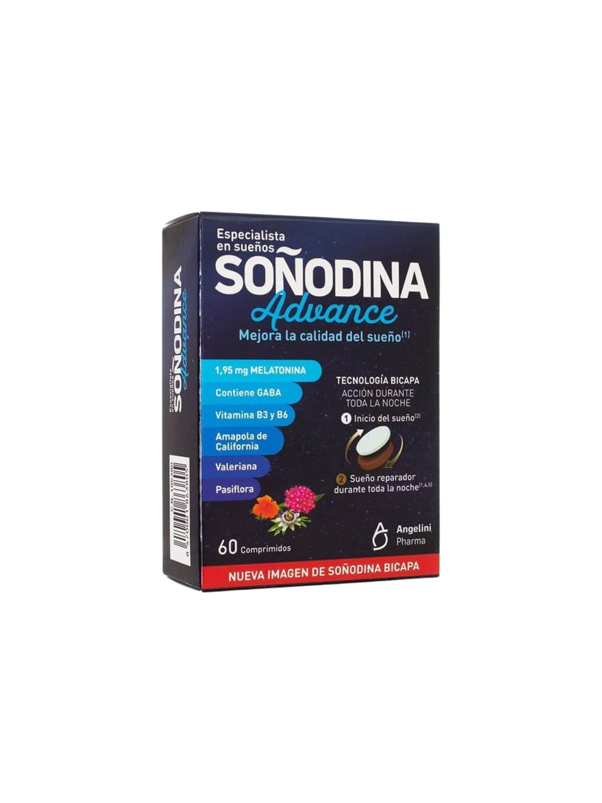 Soñodina advance bicapa 60 comprimidos