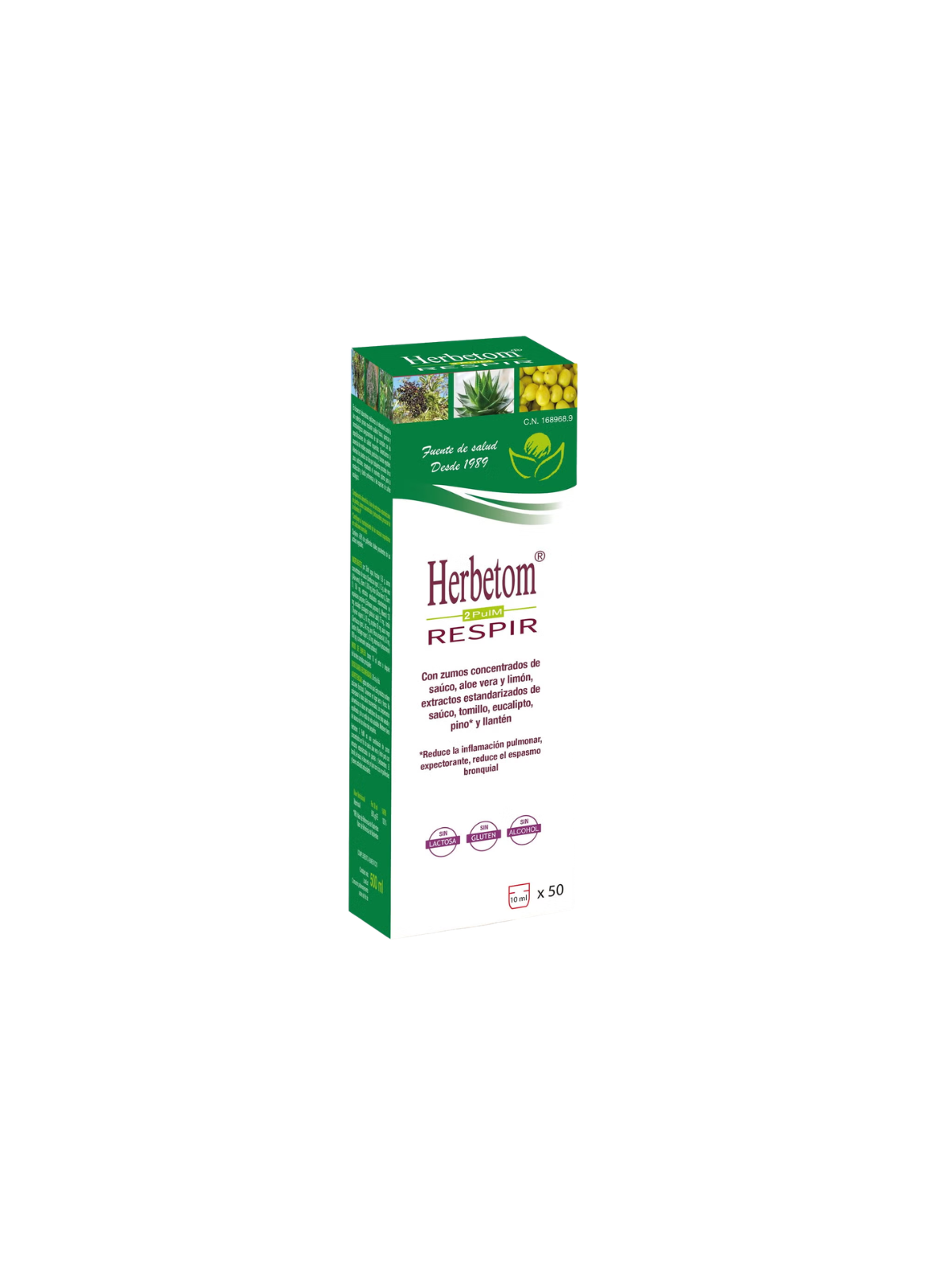 Herbetom respir 2 pulm 500ml