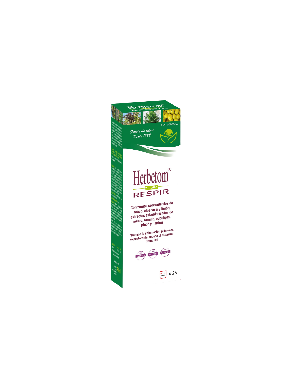 Herbetom respir 2 pulm 250ml