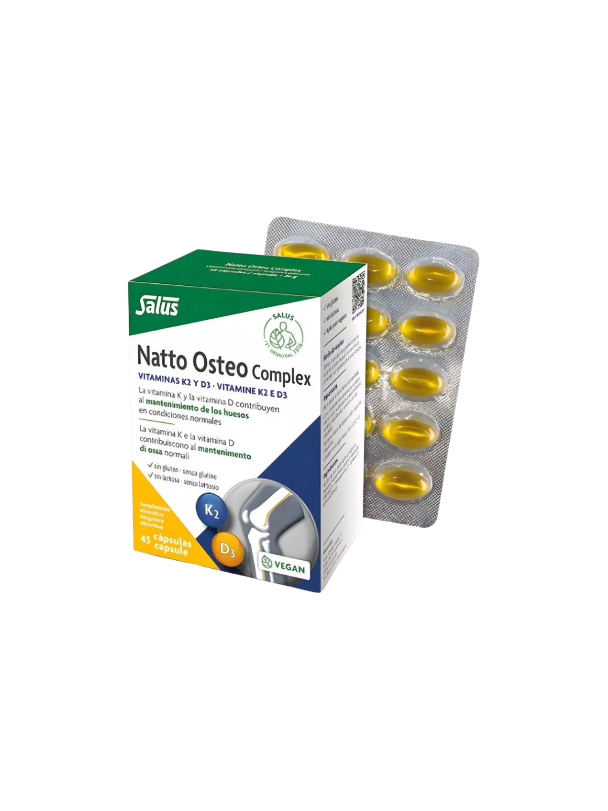 Natto osteo complex 45 capsulas Salus