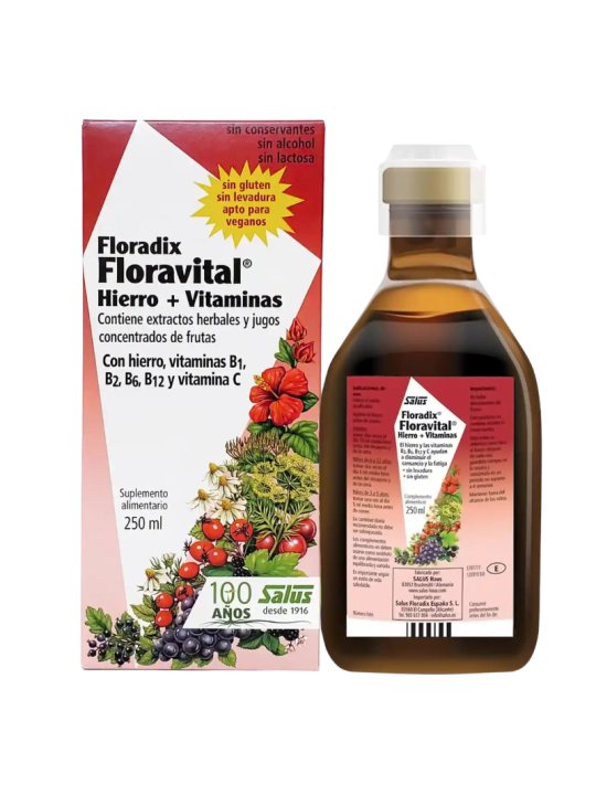 Floradix Floravital hierro + vitaminas 250 ml