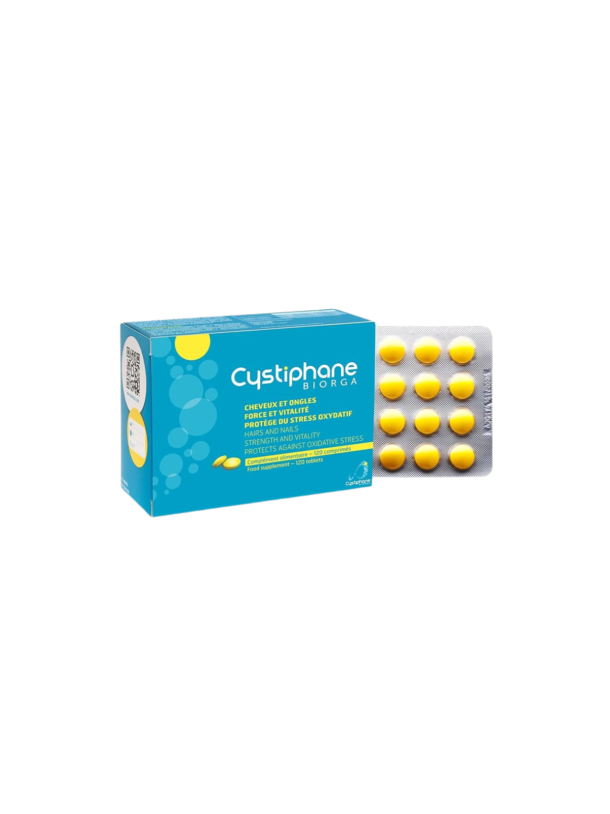 Cystiphane biorga (cystine b6 zn) bailleul-biorga 120 comp