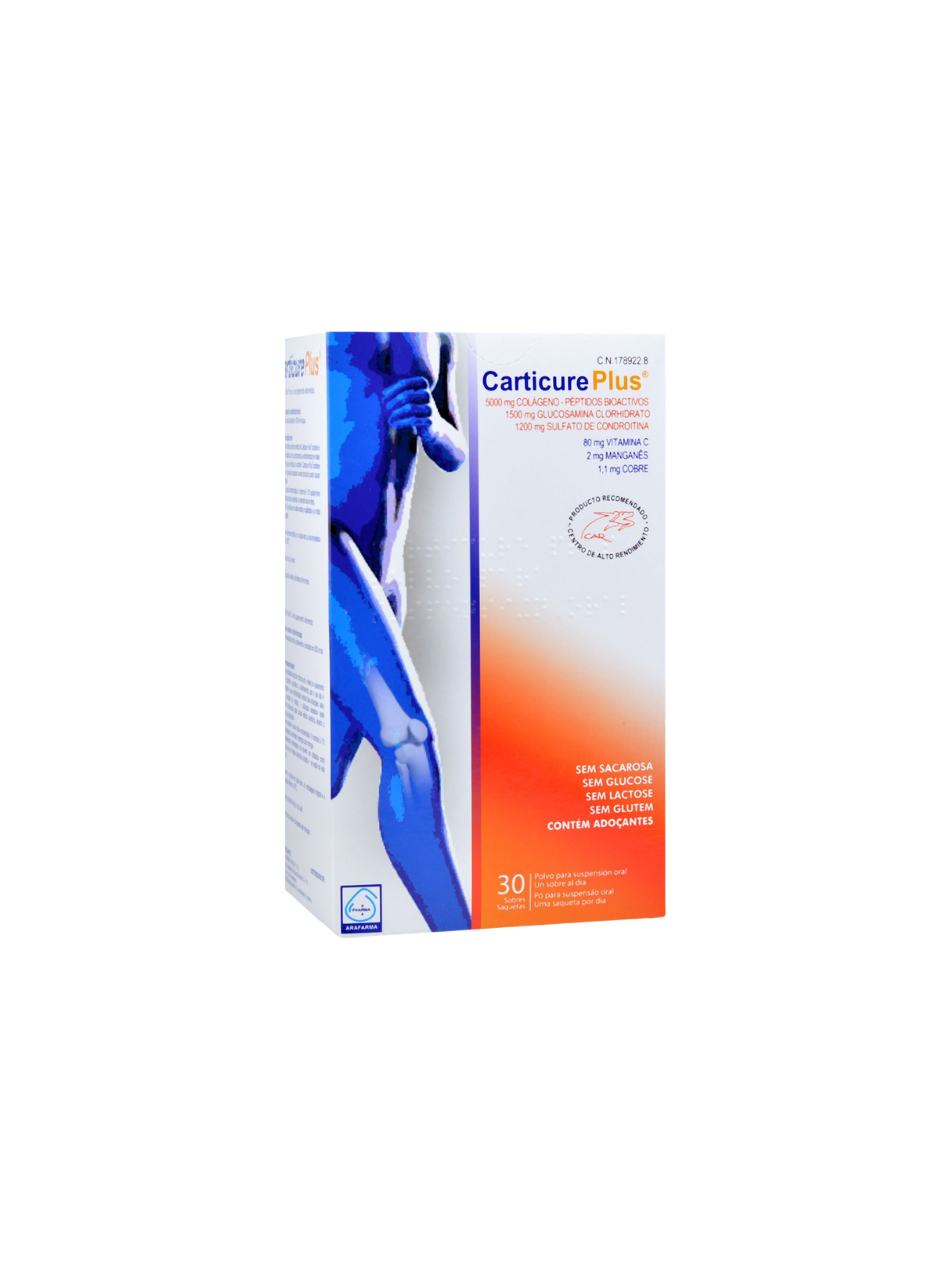 Carticure plus sobres condroitina + glucosamina