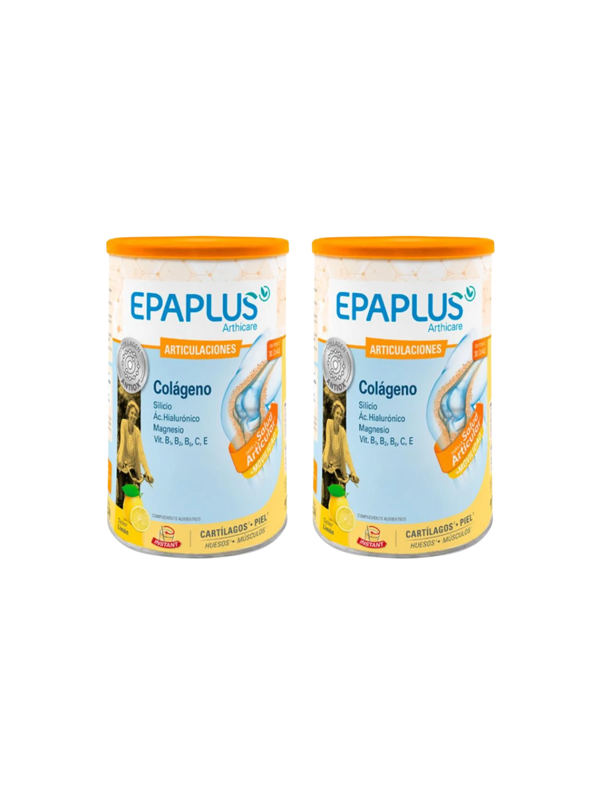 Epaplus duplo colageno + silicio + hialurónico + magnesio sabor limon