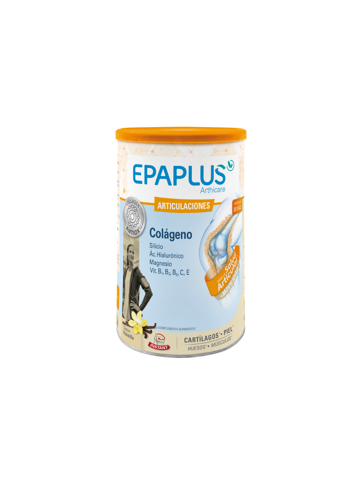 Epaplus colageno + silicio + hialuronico + magnesio sabor vainilla