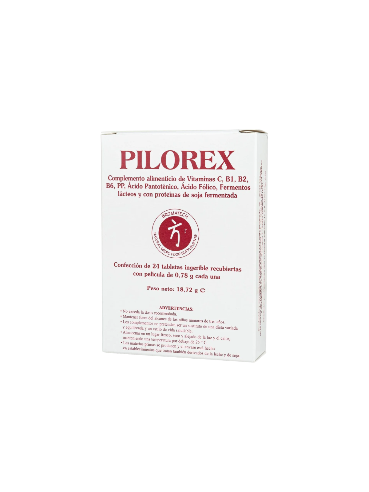 Pilorex 24 tabletas