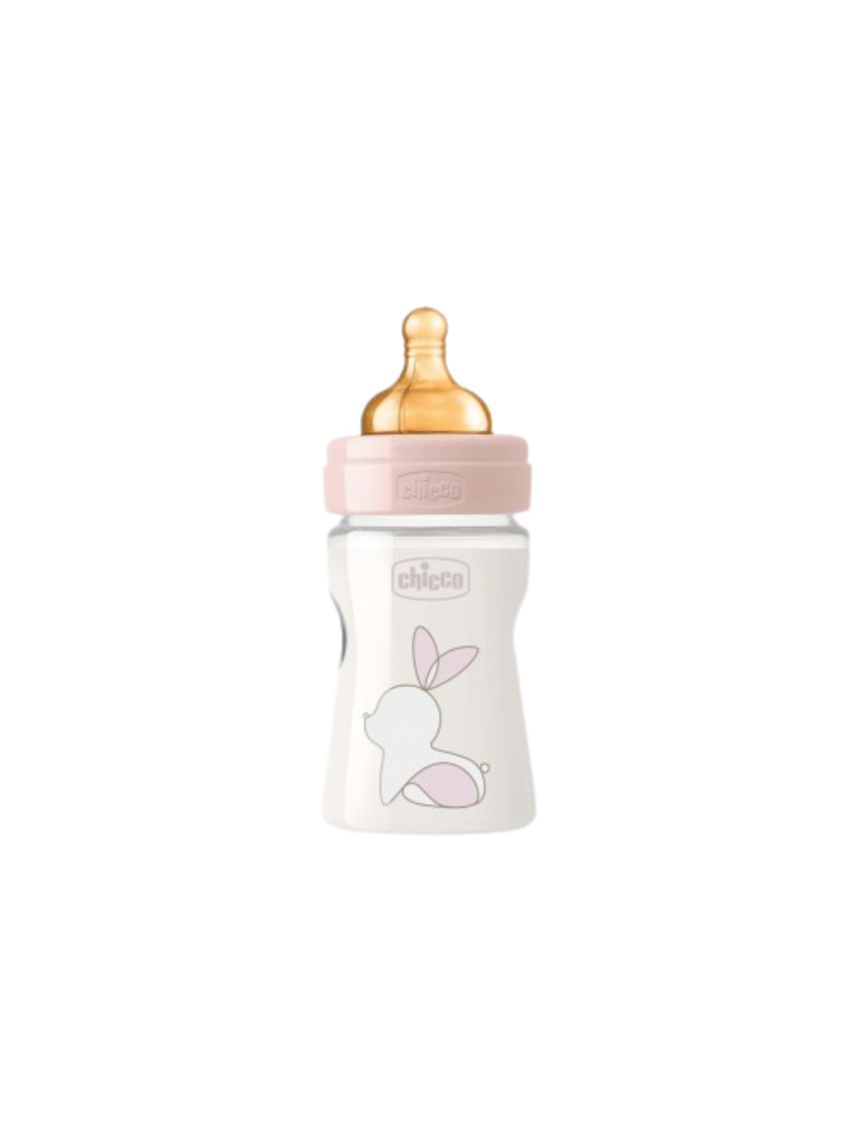 Chicco original touch biberon rosa plastico con tetina caucho 150 ml