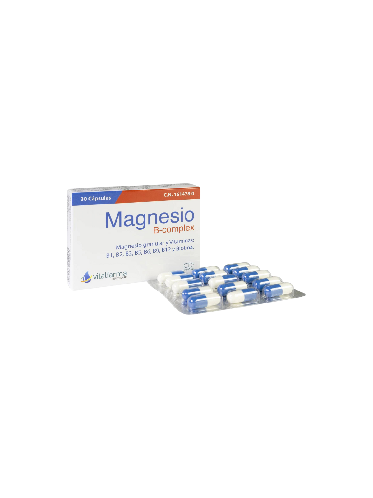 MAGNESIO B COMPLEX 30 CAPSULAS VITALFARMA