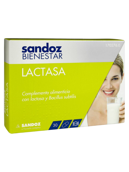 Sandoz bienestar lactasa 30 capsulas