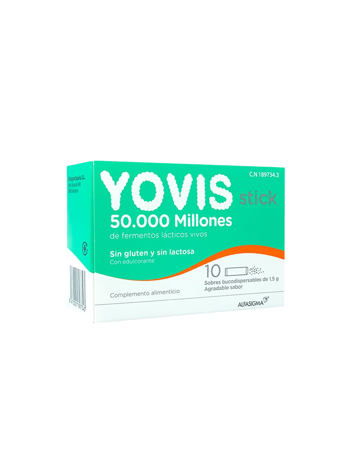 Yovis stick 10 sobres bucodispersables