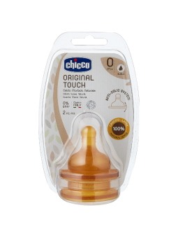 Chicco original touch 0m+ flujo lento 2 unid