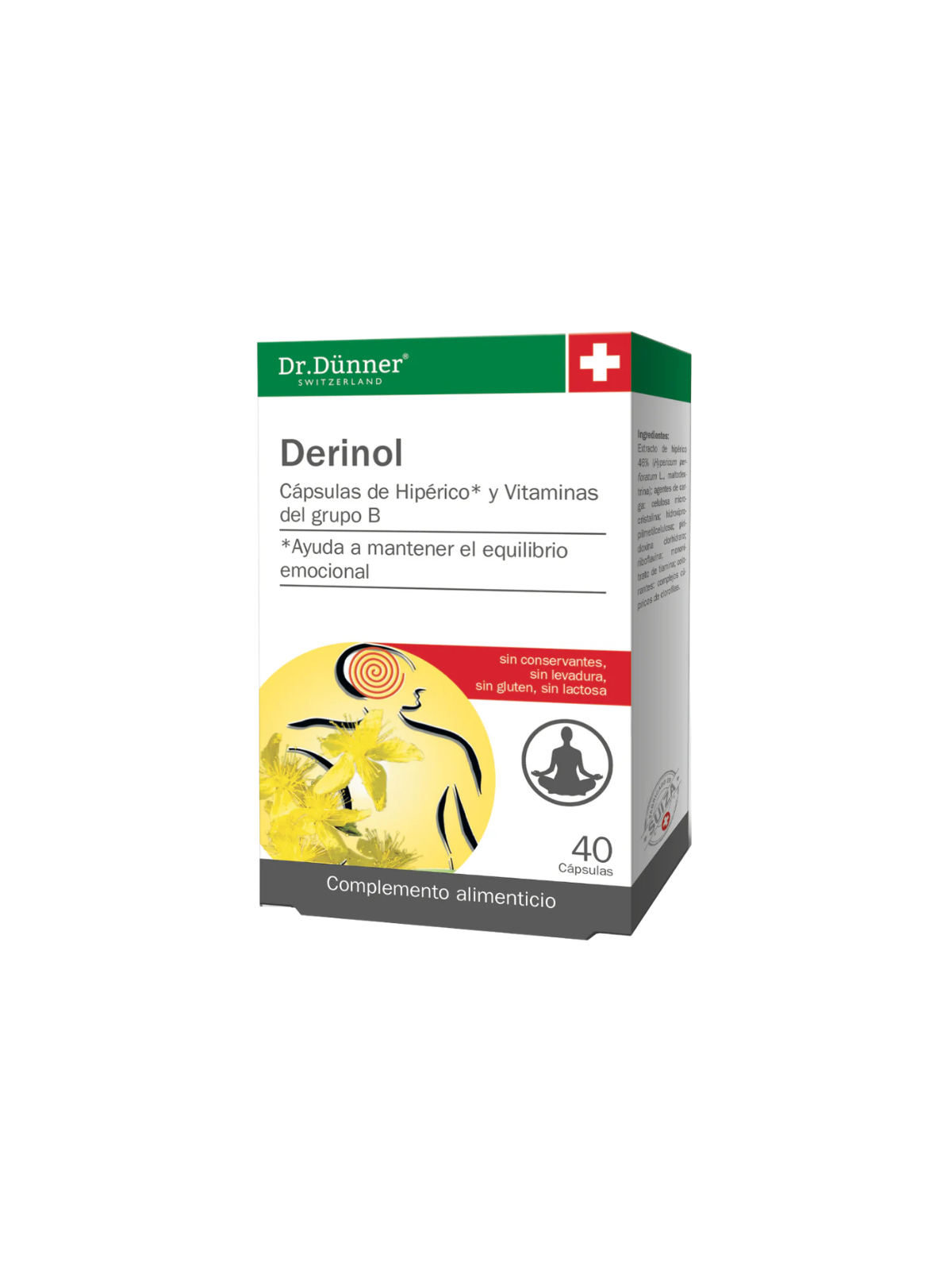 Dr dunner derinol comple de hiperico 40 caps
