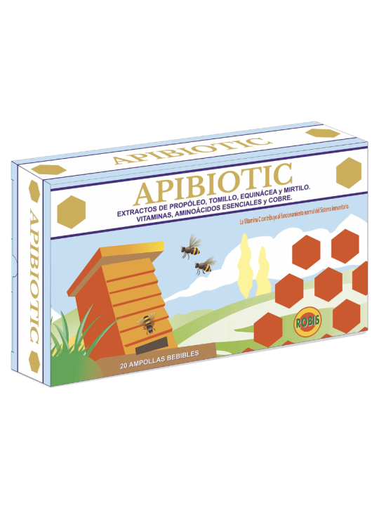 Apibiotic ampollas bebibles