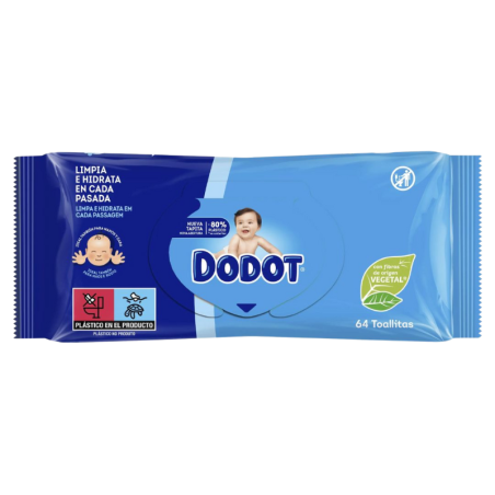 Dodot toallitas humedas 64 unidades