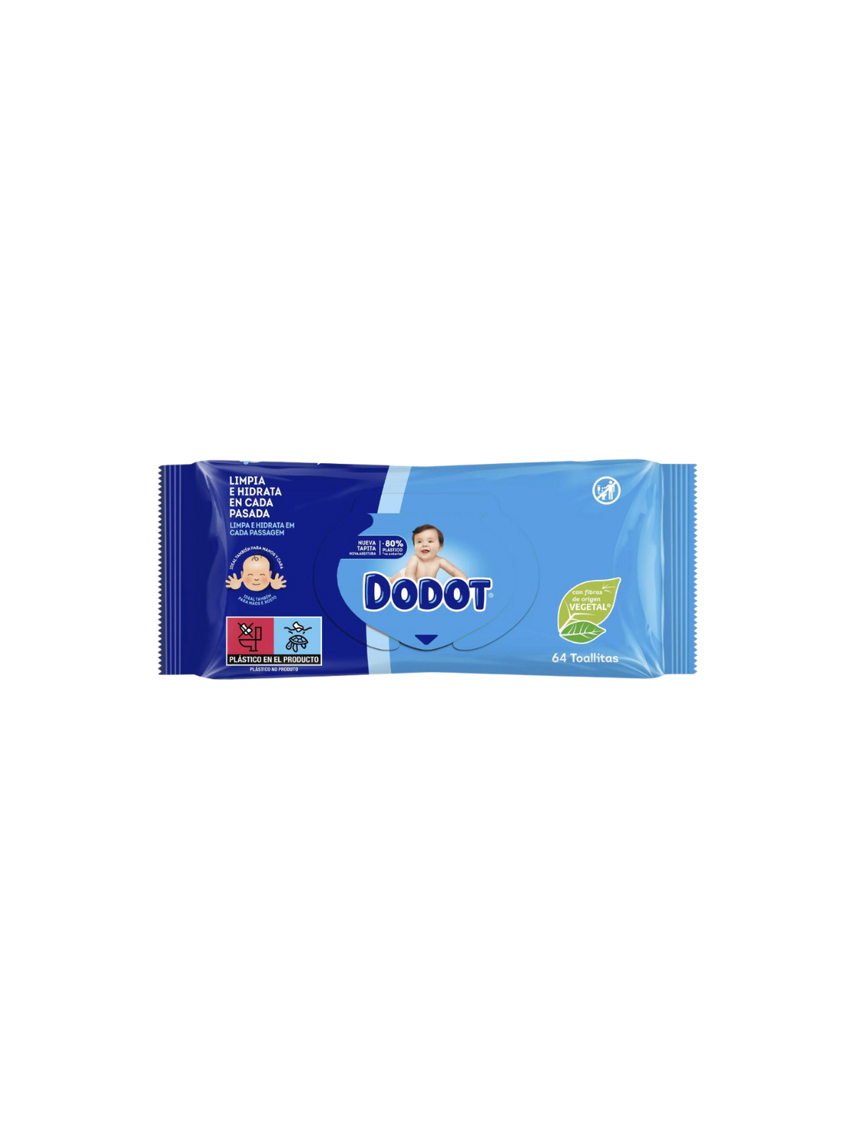 Dodot toallitas humedas 64 unidades