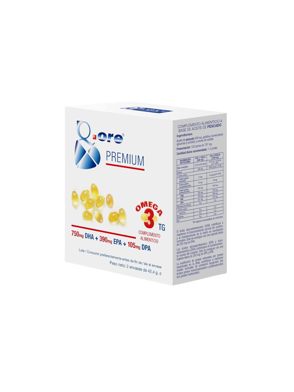 Q-ore omega 3 120 perlas