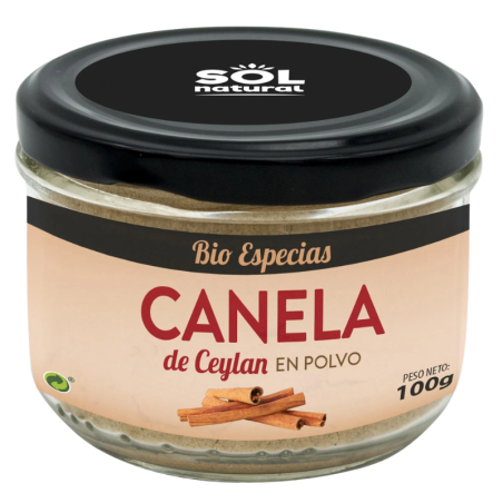 Sol natural bio canela polvo ceylan 100g