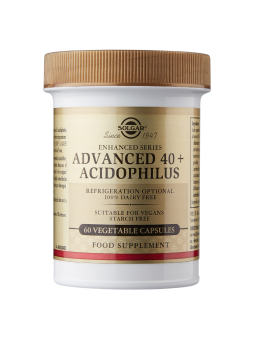 Solgar advanced 40+ acidophilus 60 capsulas