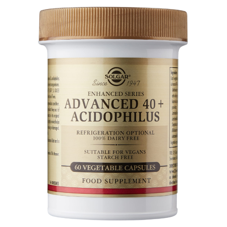 Solgar advanced 40+ acidophilus 60 capsulas