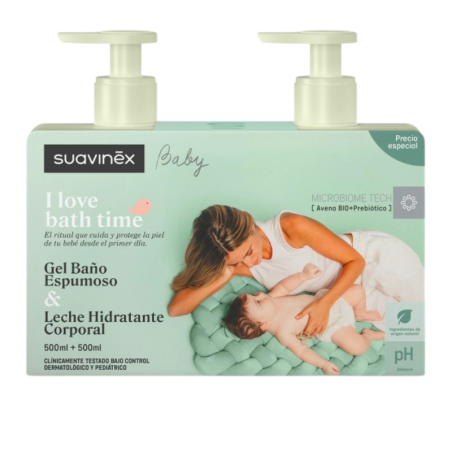 Suavinex pack gel espumoso y locion corporal