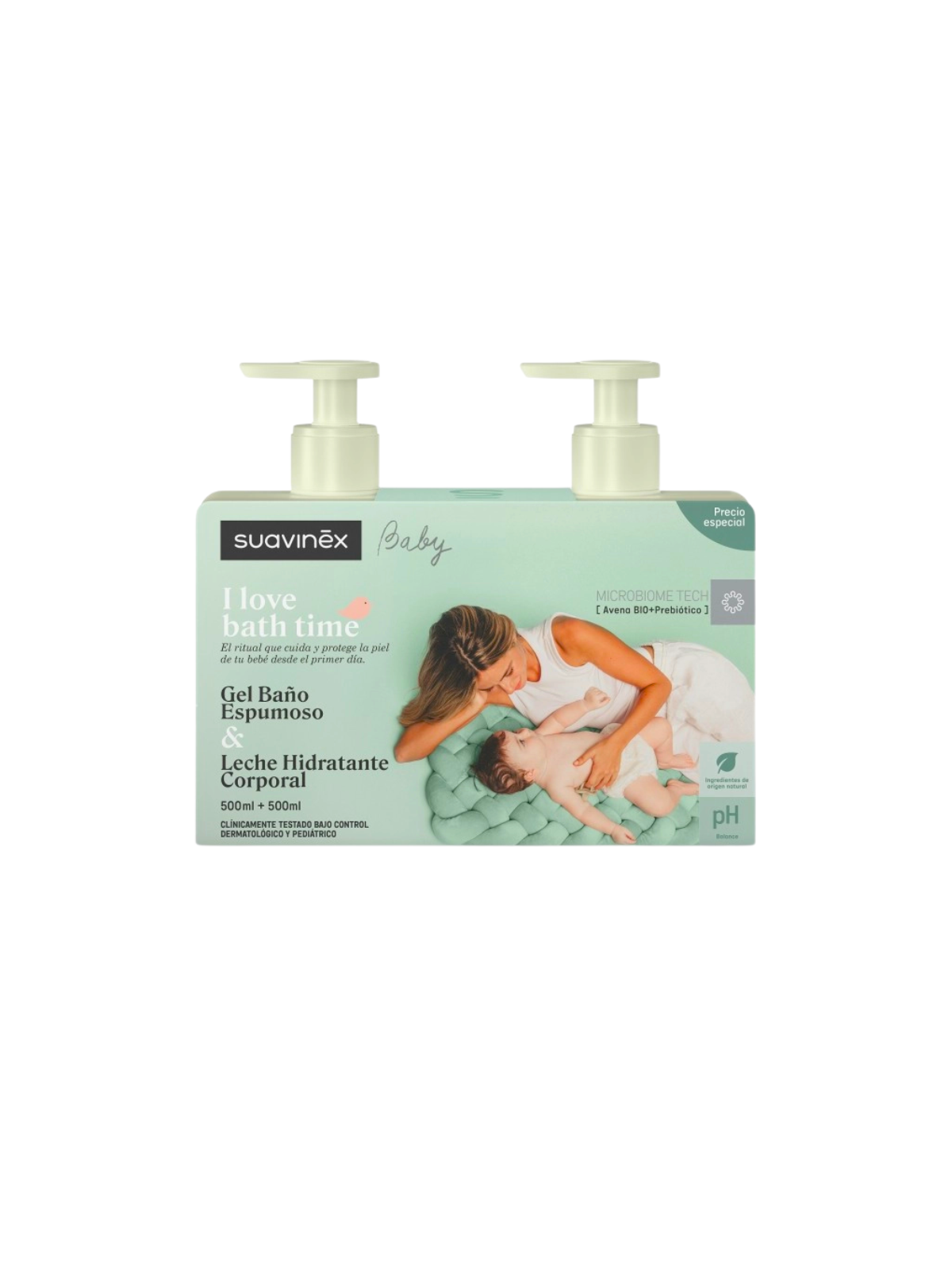 Suavinex pack gel espumoso y locion corporal