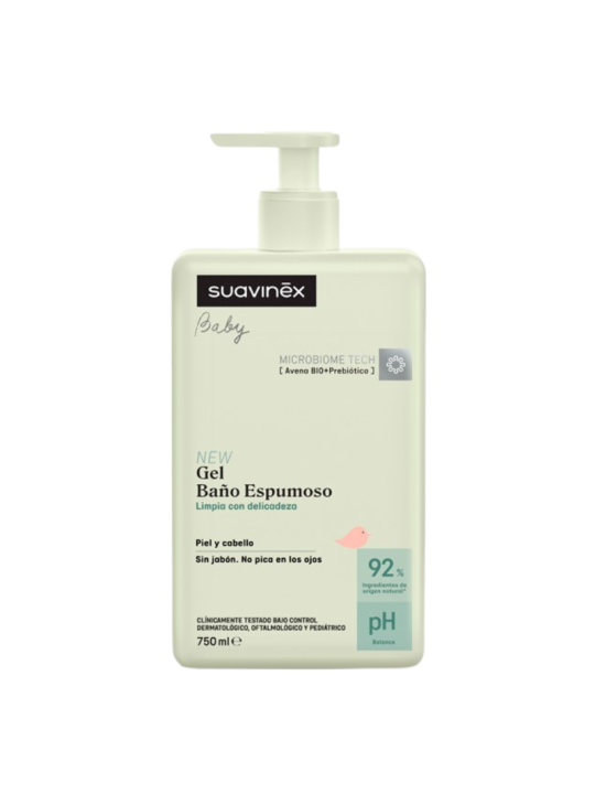 Suavinex pediatric gel champu espumoso 750ml