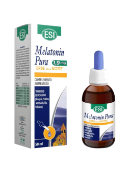 Melatonin pura 1,9mg con erbe notte 50ml gotas