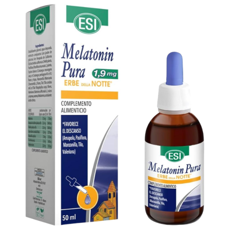 Melatonin pura 1,9mg con erbe notte 50ml gotas